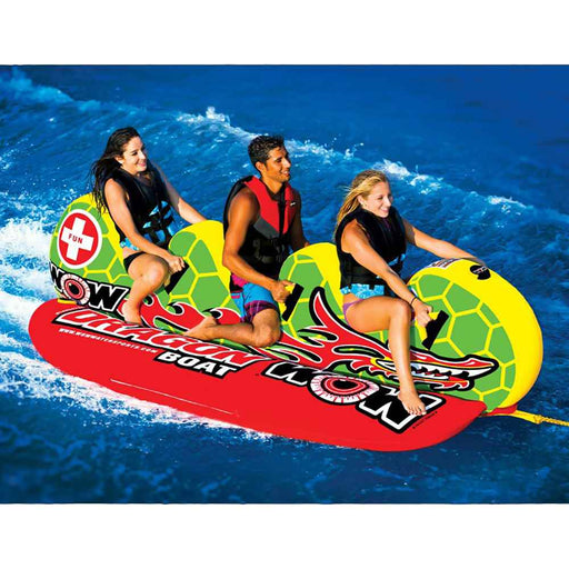 Buy WOW Watersports 13-1060 Dragon Boat Towable - 3 Person - Watersports