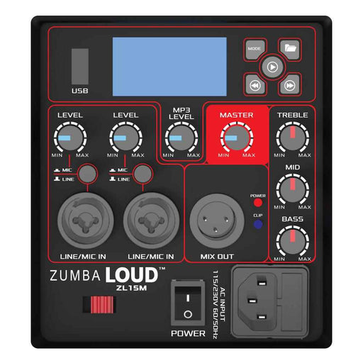 Buy DS18 ZL-15M Zumba LOUD 15" Powered Loudspeaker System - 1000 Watts -