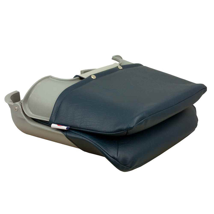 Buy Springfield Marine 1061019 Skipper Standard Folding Seat - Grey/Blue -