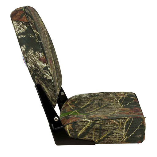 Buy Springfield Marine 1040646 High Back Folding Seat - Mossy Oak Break-Up