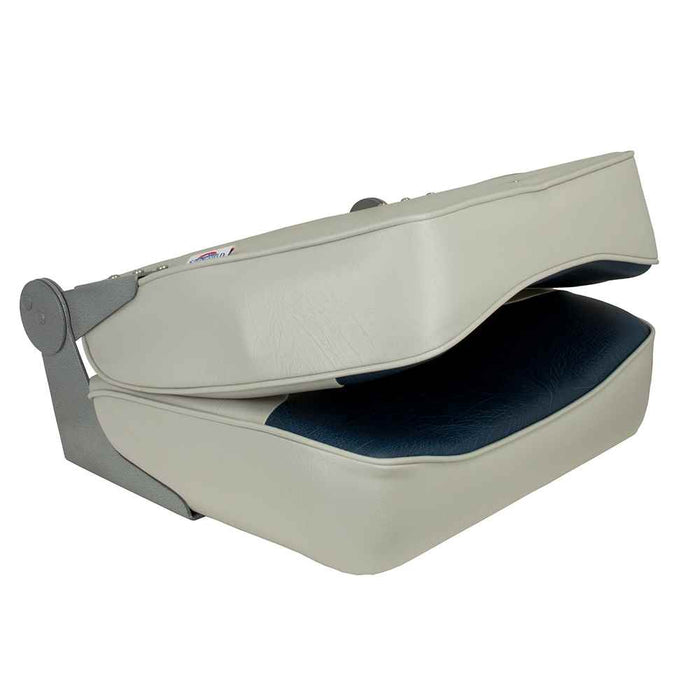 Buy Springfield Marine 1040691 XXL Folding Seat - Grey/Blue - Boat